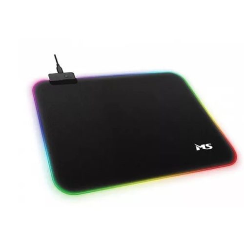 MS egérpad, Gamer RGB világítással, Teris R350, fekete