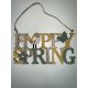 Happy Spring – Madaras fa ajtódísz tavaszi dekor