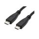 ROLINE Kábel USB 3.2 Gen 2 USB-C - USB-C, M/M, 10Gbit/s, PD, 20V5A - 100W, Emark-al, Video Support, 1m, fekete