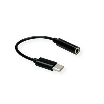 VALUE Adapter Type-C - 3,5mm Jack, M/F, 0,13m