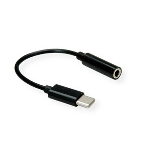 VALUE Adapter Type-C - 3,5mm Jack, M/F, 0,13m