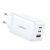 UGREEN Nexode hálózati töltő, 65W, 3 Port, PD 3.0, GaN, 2x USB-C, 1x USB-A, fehér
