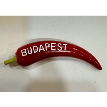 Piros Paprika Budapest – Kerámia hűtőmágnes