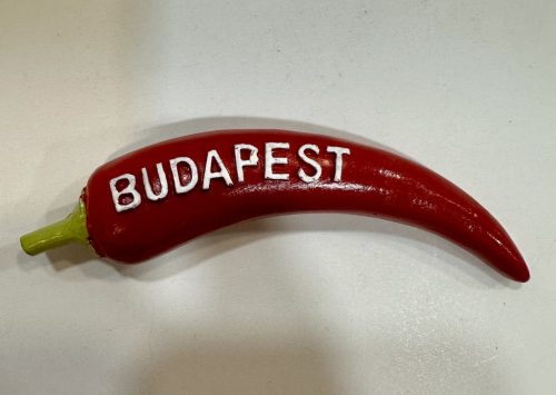 Piros Paprika Budapest – Kerámia hűtőmágnes