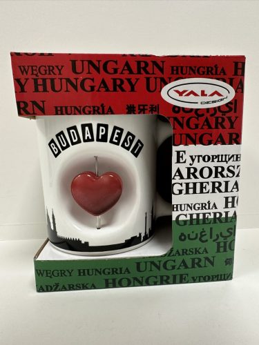 Budapest szívvel – díszdobozos bögre ajándékba