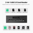 UGREEN USB 3.0 USB-A SD Kártya kártyaolvasó,TF + SD, fekete