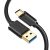 UGREEN Kábel USB 3.0 USB-A - USB-C, 5 Gbps, 18W, M/M, 1m, fekete