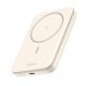 UGREEN Power Bank hordozható töltő, mágneses, vezeték nélküli töltés, 10000mAh, 15W, fehér