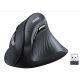 UGREEN Egér Vertikális, wireless, multi mód, 5 programozható gombos, Ergonomikus, 4000 DPI, Bluetooth 5.0 + 2.4G, fekete