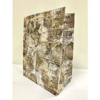 Világjáró – Vintage térkép ajándéktasak