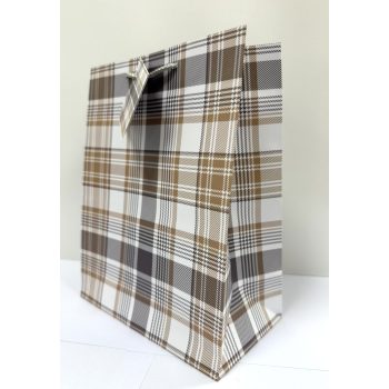 Klasszikus Elegancia – Kockás ajándéktasak