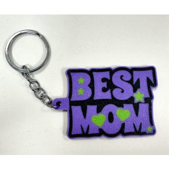 Best Mom 3D Kulcstartó – Szeretet minden napra!