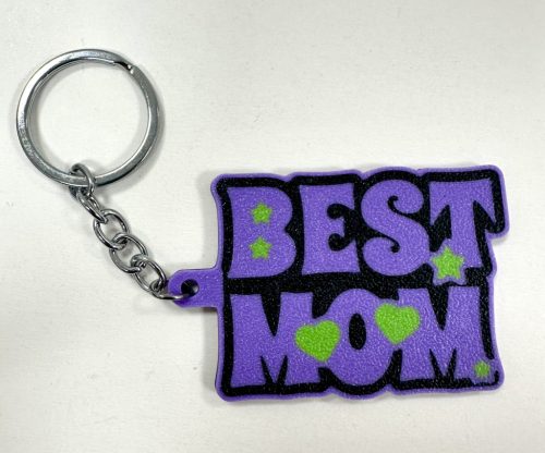 Best Mom 3D Kulcstartó – Szeretet minden napra!