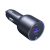 UGREEN Szivargyújtós autós gyorstöltő, 3 port, 2x USB-C, 1x USB-A, 75W, szürke