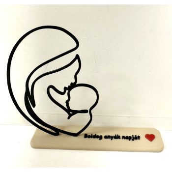 "Legjobb Anya" – 3D nyomtatott szívszobor