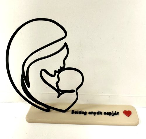 "Legjobb Anya" – 3D nyomtatott szívszobor