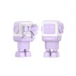 UGREEN hálózati töltő Uno robot, RG, 65W, 3 Port, GaN, rózsaszín, lila