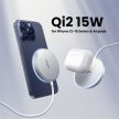 UGREEN vezeték nélküli töltő pad, 15W, Qi2, mágneses, fehér