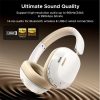   UGREEN Headset, vezeték nélküli fejhallgató, aktív zajszűréssel, ANC, HiTune Max 5C, fehér
