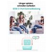 UGREEN hálózati töltő Uno robot, RG, 65W, 3 Port, GaN, rózsaszín, pink