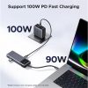   UGREEN Dokkoló állomás 6 az 1-ben, 4K@60Hz, Uno Robot, USB HUB, HDMI, 2x USB-A, 3x USB-C, 100W, szürke