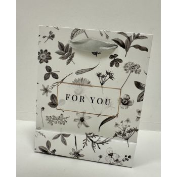  "For You – Virágos elegancia" papírtasak