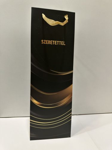 Italtasak – Fekete-arany „Szeretettel” dizájn