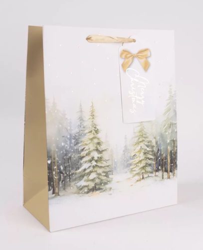 Téli Erdő – Karácsonyi Ajándéktáska (S méret)