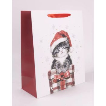 Karácsonyi Cicasüti – Ünnepi Ajándéktáska (M)
