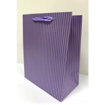 Lila Elegancia – Csíkos ajándéktasak