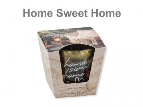 Home Sweet Home – meghitt illatgyertya pohárban