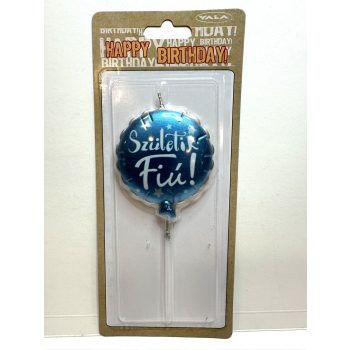 Születik Fiú! – Lufis tortagyertya