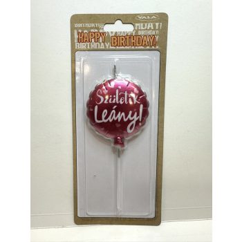 Születik Leány! – Lufis tortagyertya