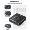   UGREEN HDMI 2.0 Switch Bi-Directional, kétirányú, 2 port, 2 az 1-ben, 4K@60Hz, 18Gbps, HDR, HDCP, fekete