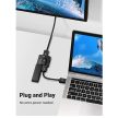 UGREEN HDMI 2.0 Switch Bi-Directional, kétirányú, 2 port, 2 az 1-ben, 4K@60Hz, 18Gbps, HDR, HDCP, fekete