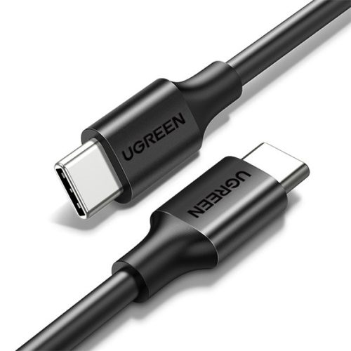 UGREEN Kábel USB 2.0 USB-C - USB-C, PD, 480 Mbps, 60W, 3A, M/M, 1m, fekete