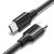 UGREEN Kábel USB 2.0 USB-C - USB-C, PD, 480 Mbps, 60W, 3A, M/M, 1m, fekete