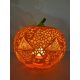 „Lace Pumpkin Glow” – Csipkés tök mécsestartó LED fényhez