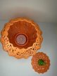 „Lace Pumpkin Glow” – Csipkés tök mécsestartó LED fényhez