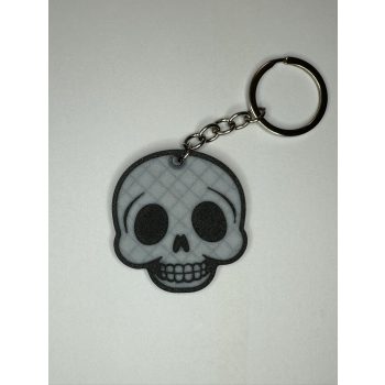 Koponya kulcstartó – Halloween hangulathoz