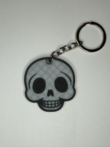 Koponya kulcstartó – Halloween hangulathoz