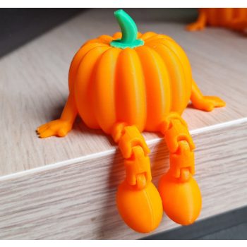 Lógólábú tök figura – Halloween dekoráció