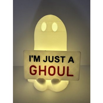 „Just a Ghoul” LED mécsestartó szellem