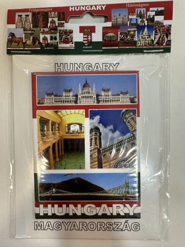 Hungary – Budapest nevezetességei hűtőmágnes