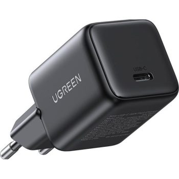   UGREEN hálózati töltő, mini, 30W, USB-C, GaN, PD, szürke