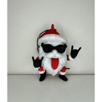 Cool Santa – 3D Nyomtatott Karácsonyfadísz