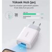 UGREEN hálózati töltő, QC3.0, 18W, USB-A, fekete