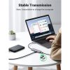  UGREEN USB 3.0 HUB 4 Port USB-C, USB-C tápellátással, szürke
