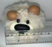 Fluffy Maci – Krém színű puha medve kulcstartó