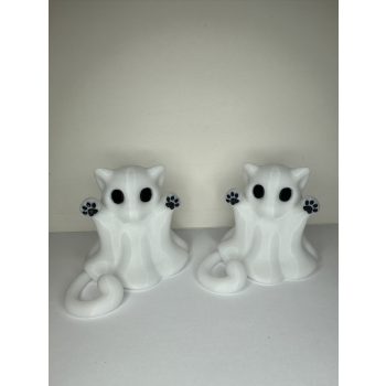 Kísértet Mancsok – Halloween Cica Dekor Páros